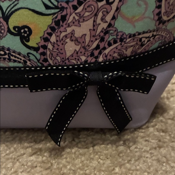 Kate Spade Multicolor Paisley Handbag with Bamboo Handles - Picture 4 of 11